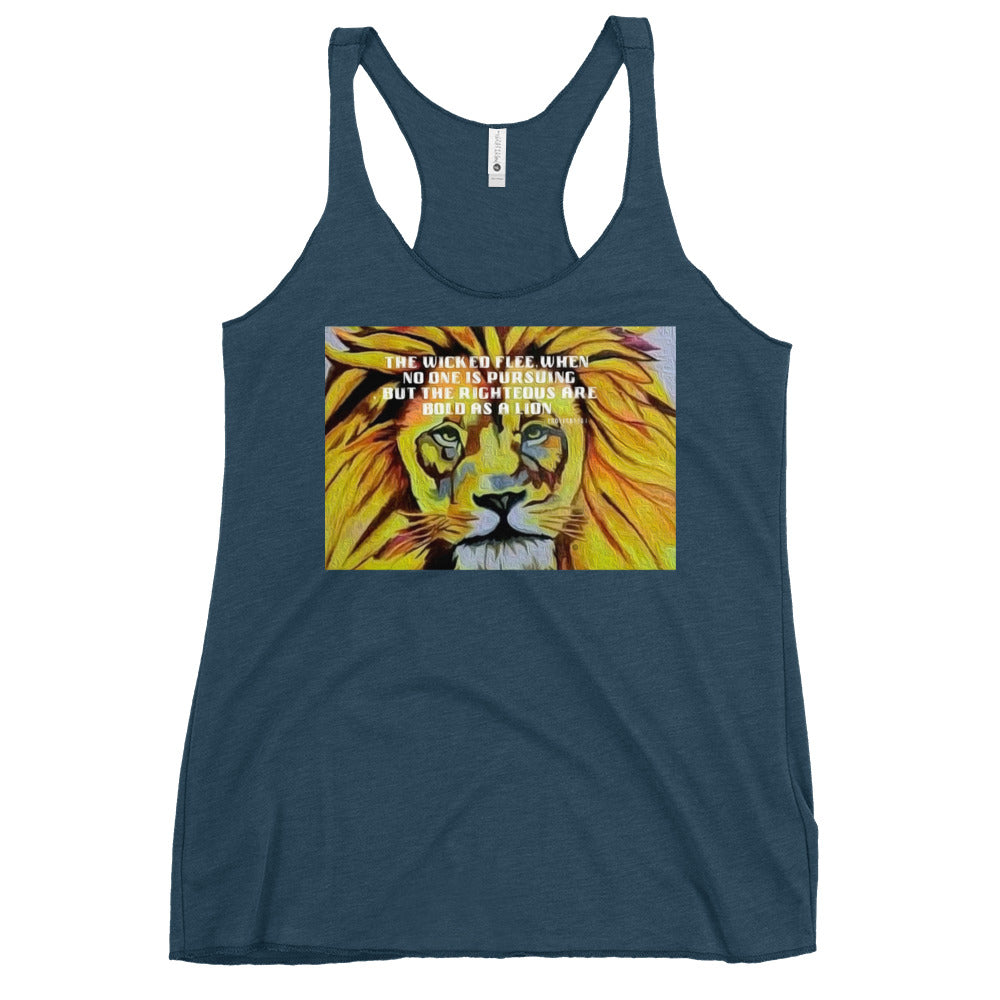 Bold as a Lion Women's Racerback Tank