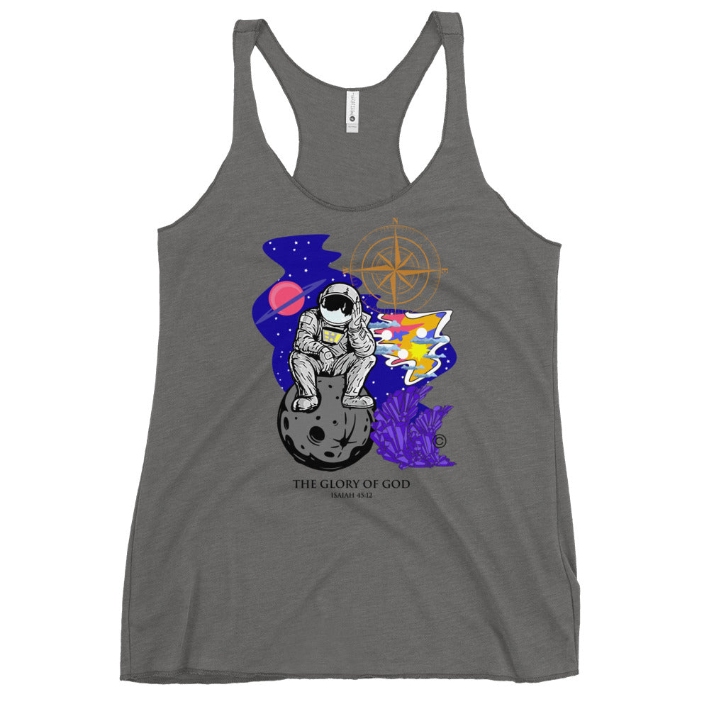 The Glory of God Women's Colored Racerback Tank