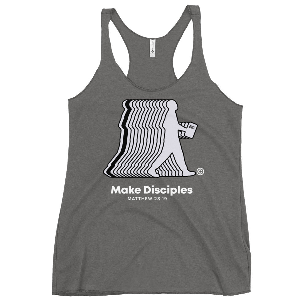 Make Disciples Colored Women's Racerback Tank
