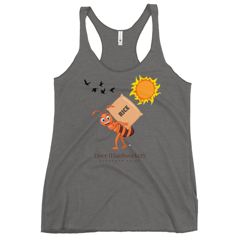 Doer - Hardworker Women's Racerback Tank