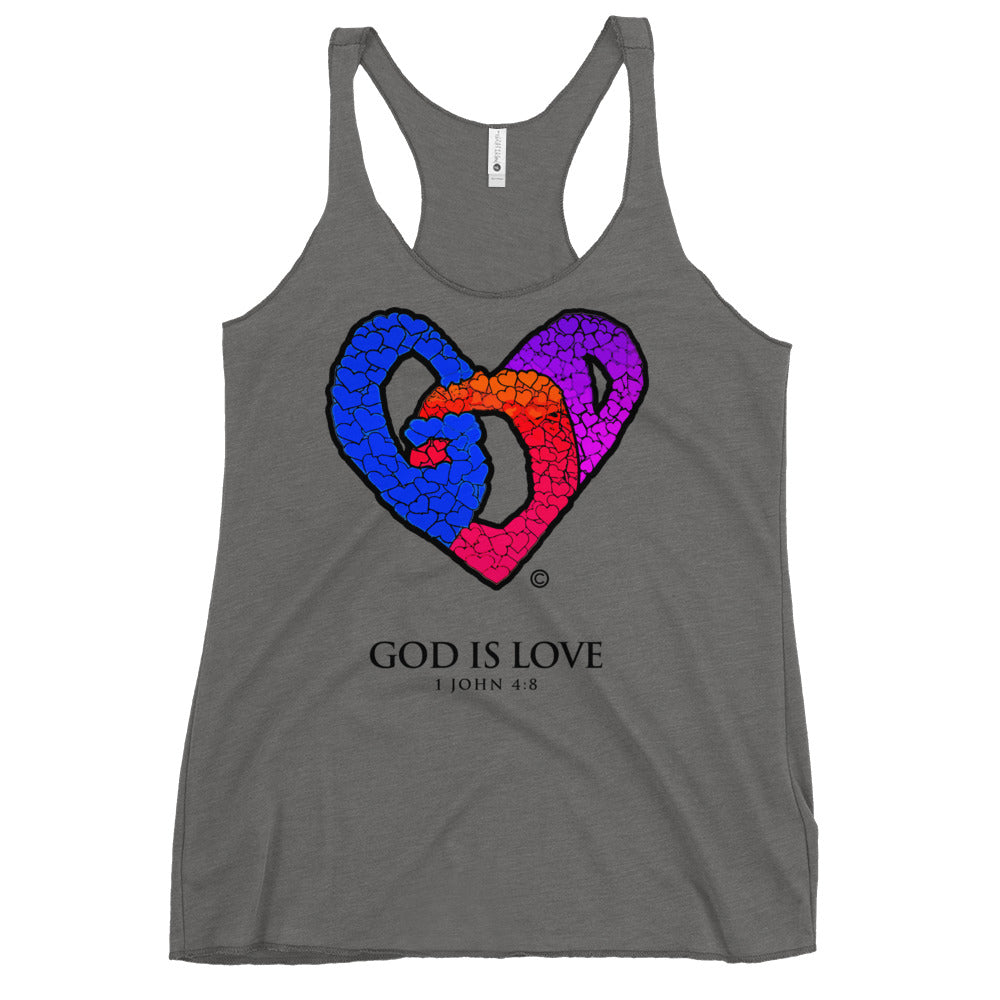 God is Love Women's Racerback Tank