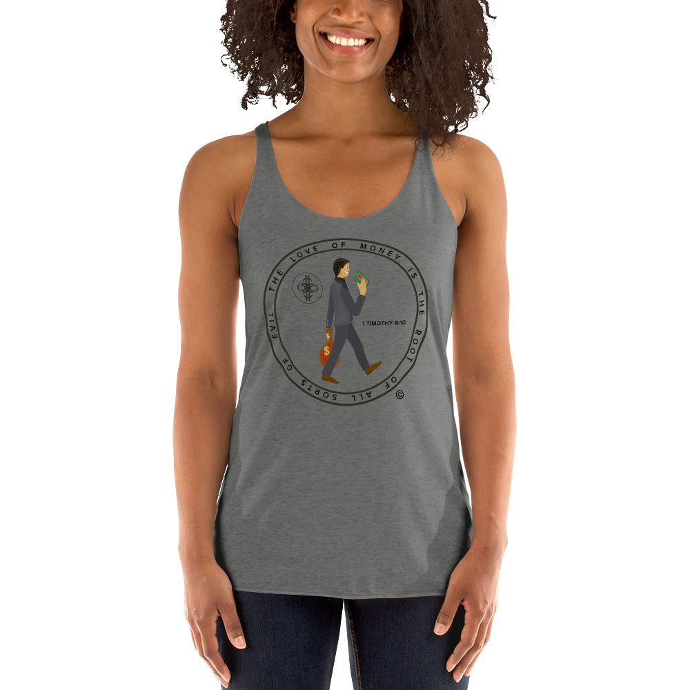 Love of Money Women's Racerback Tank