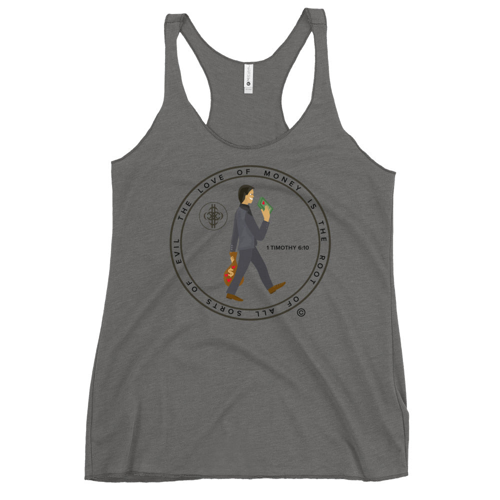 Love of Money Women's Racerback Tank