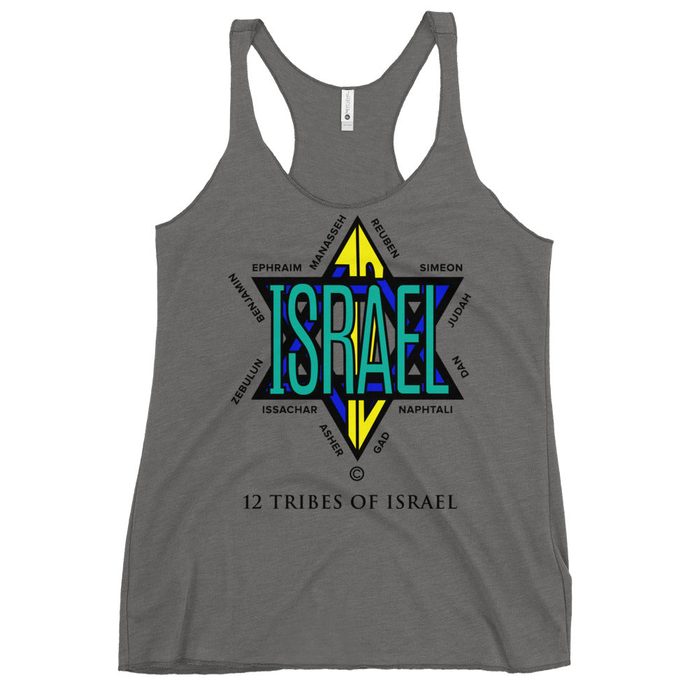 12 Tribes of Israel Women's Racerback Tank