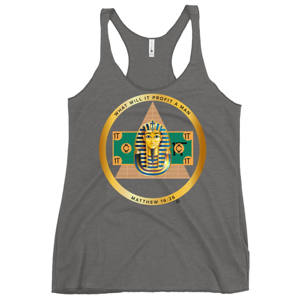 Matthew 16:26 Women's Racerback Tank
