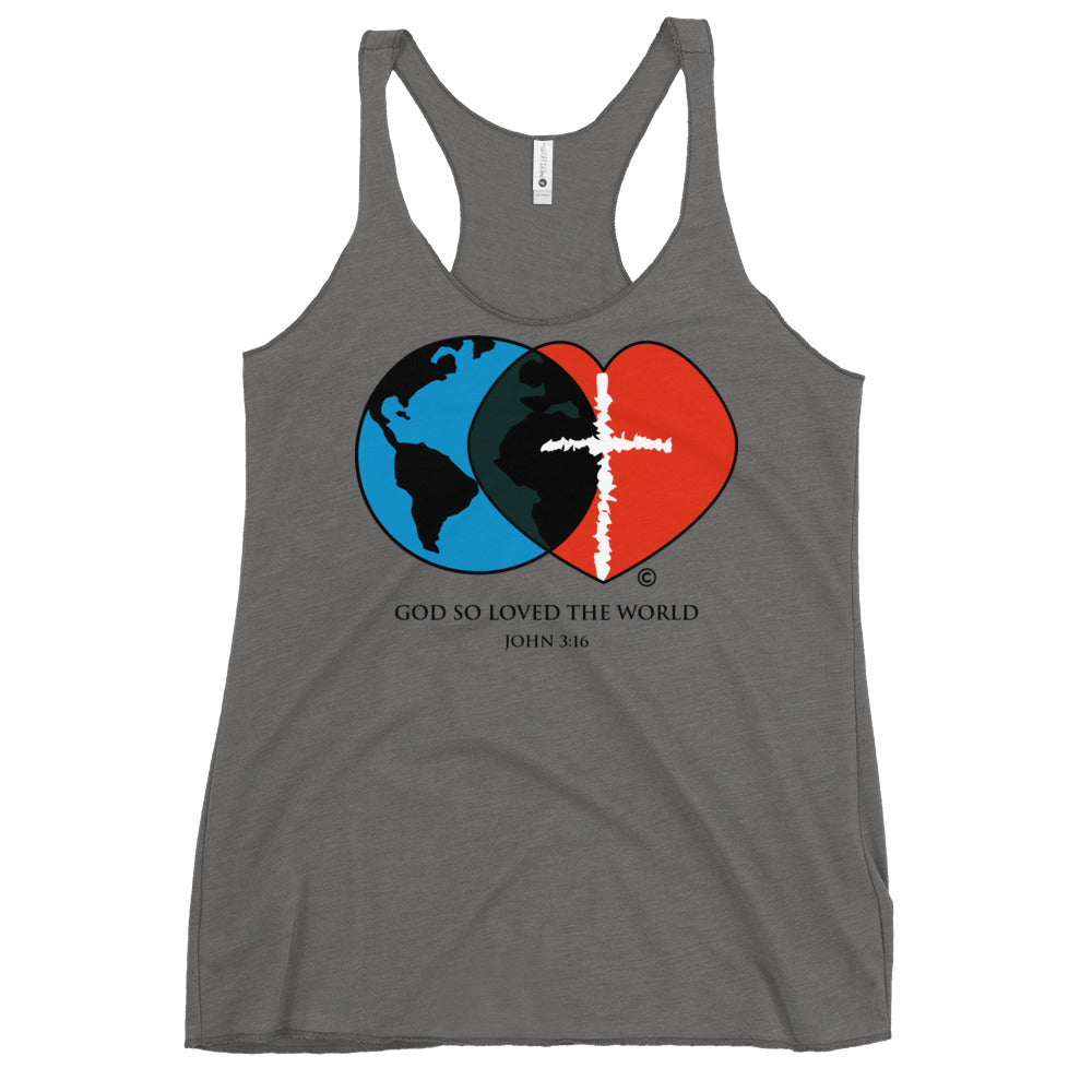John 3:16 Women's Racerback Tank