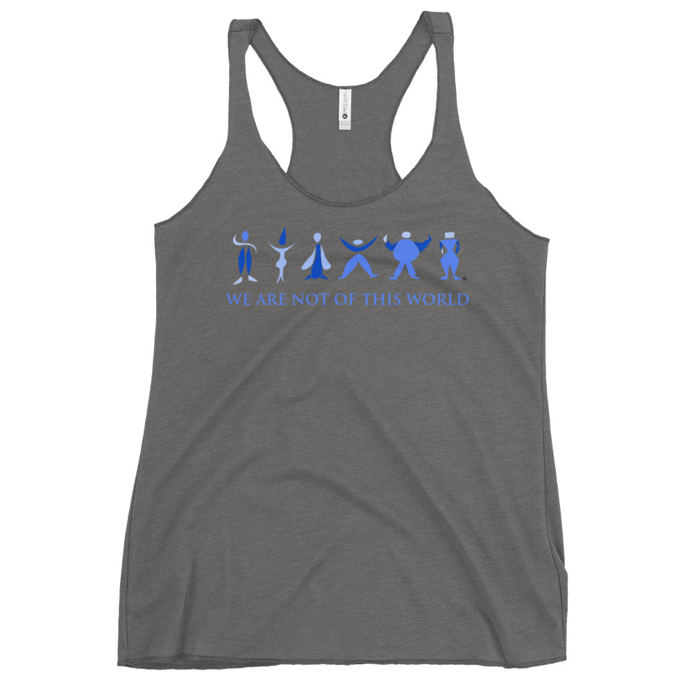 We Are Not of This World Women's Racerback Tank