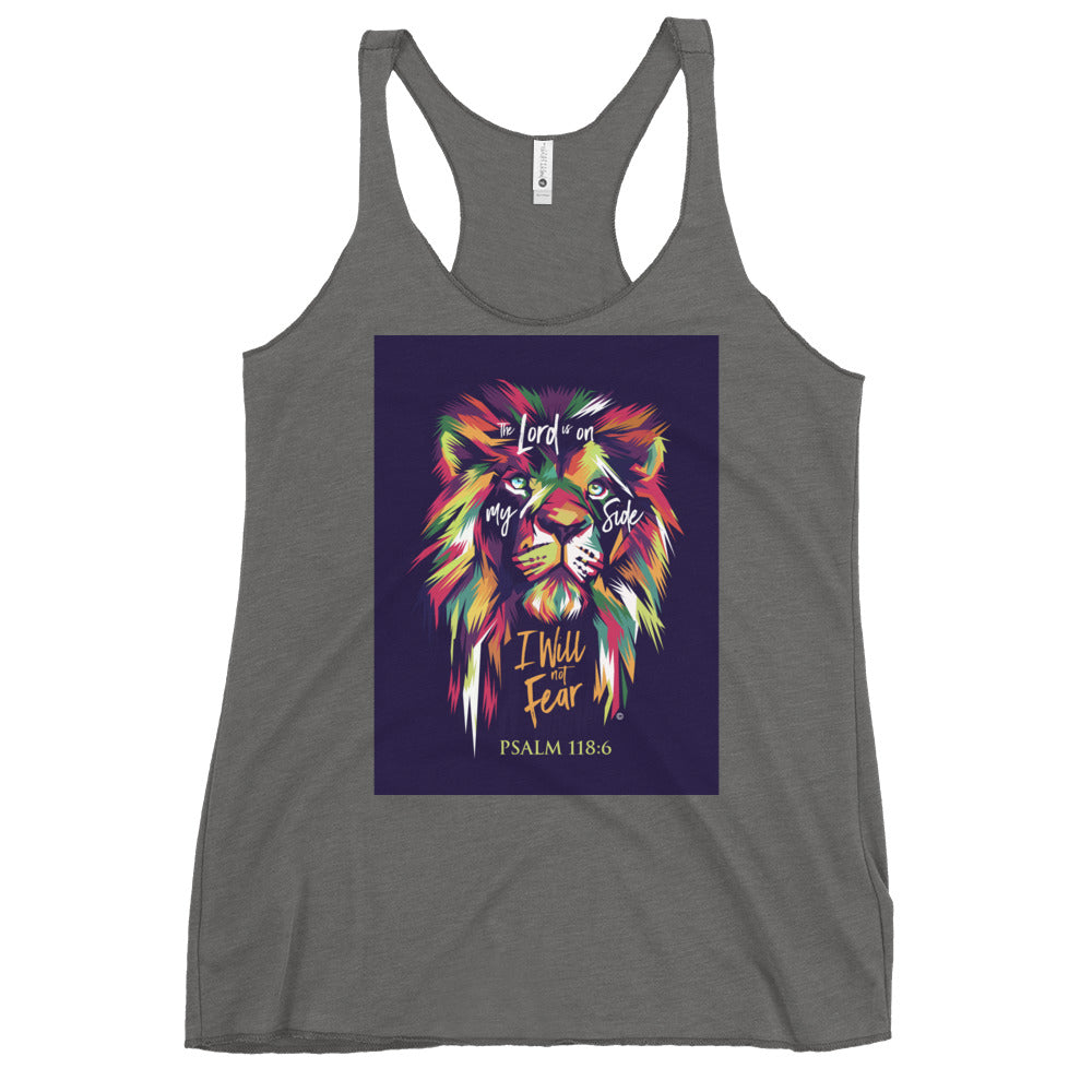 I Will Not Fear Women's Racerback Tank