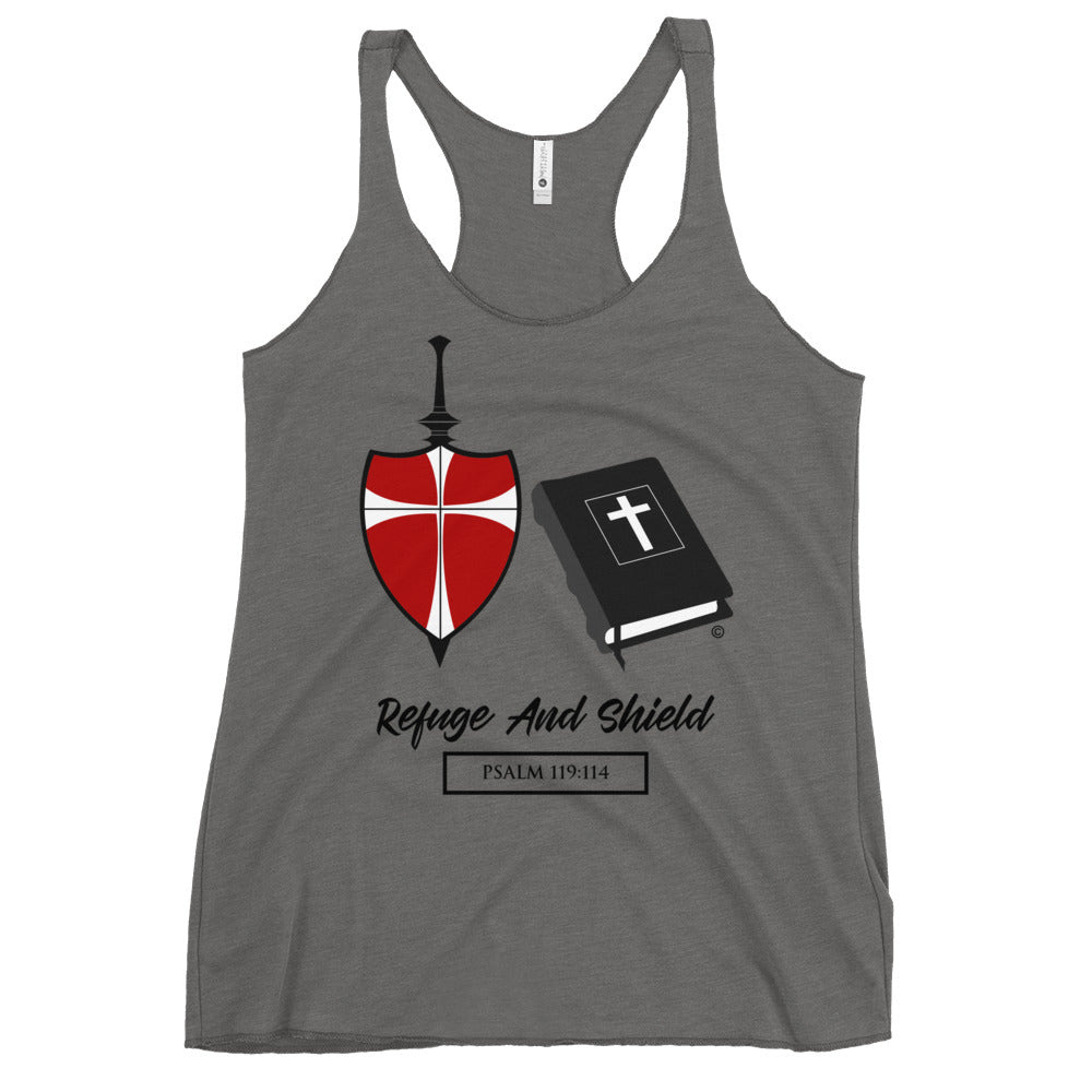 Refuge and Shield Women's Racerback Tank