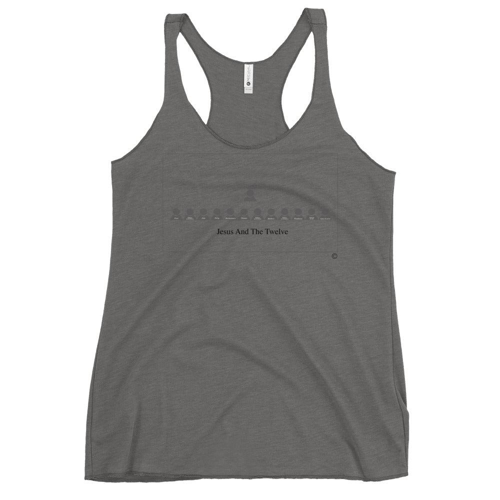 Jesus and the Twelve Women's Racerback Tank