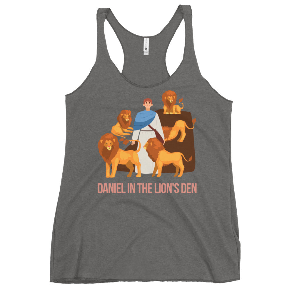 Daniel in the Lion's Den Women's Racerback Tank