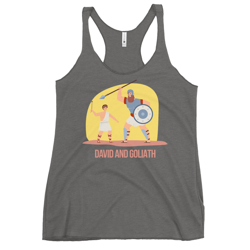 David and Goliath Women's Racerback Tank