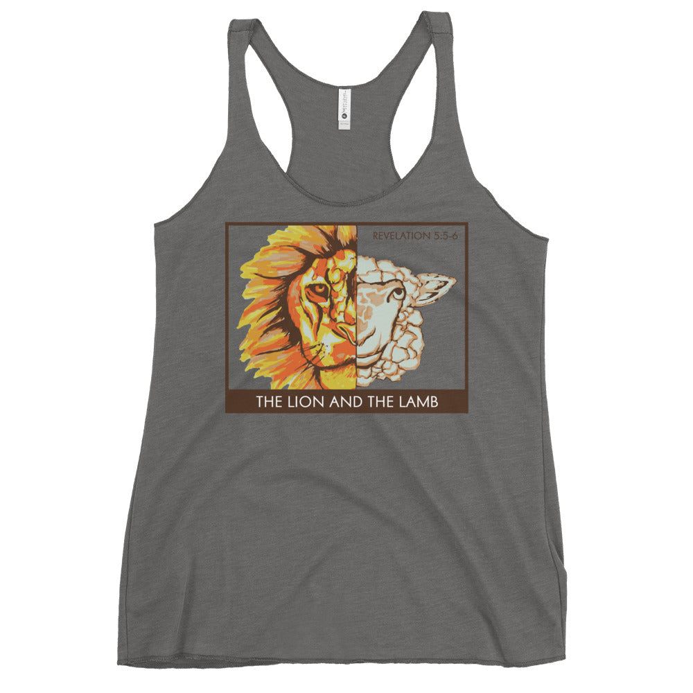 The Lion and the Lamb Women's Racerback Tank