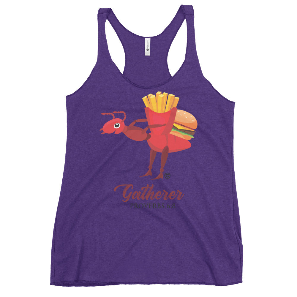 Gatherer Women's Colored Racerback Tank