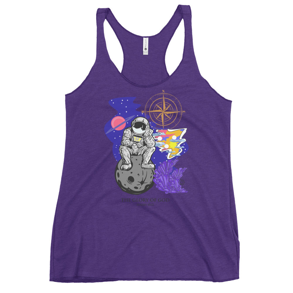 The Glory of God Women's Colored Racerback Tank