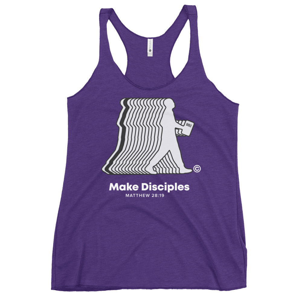 Make Disciples Colored Women's Racerback Tank