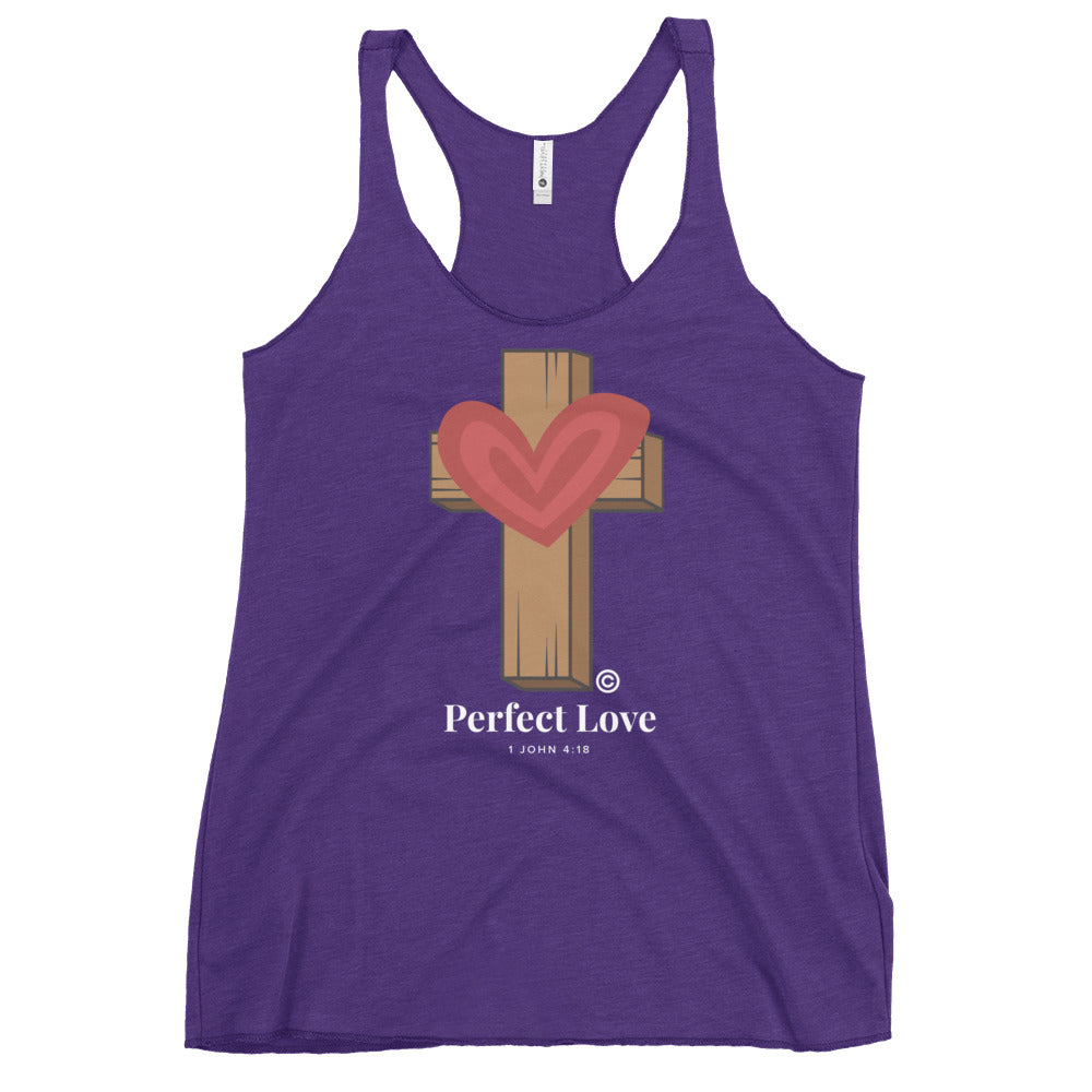 Perfect Love Colored Women's Racerback Tank