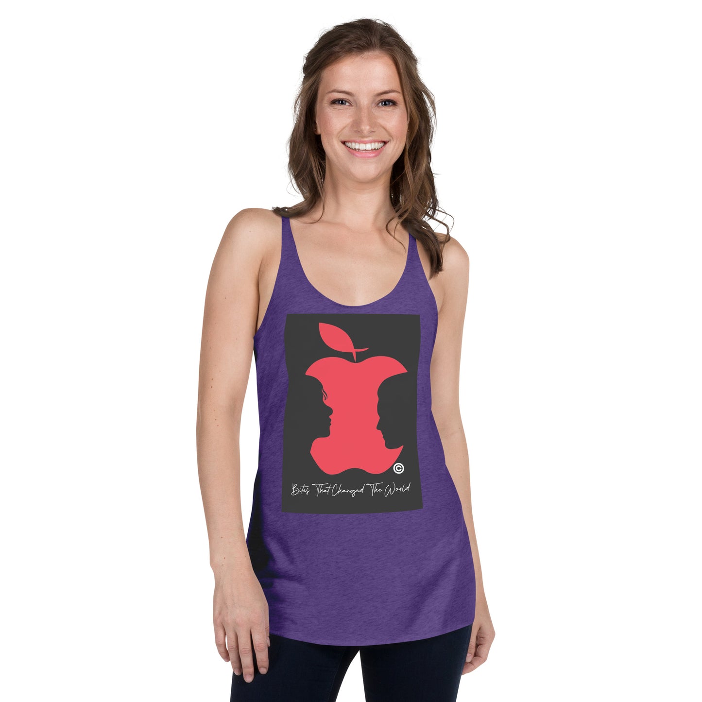 Bites That Changed the World Women's Racerback Tank