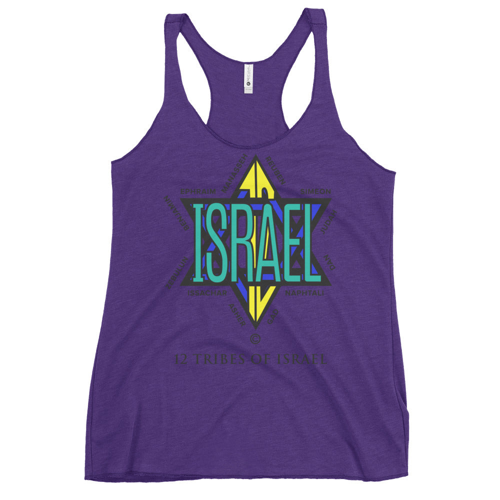 12 Tribes of Israel Women's Racerback Tank