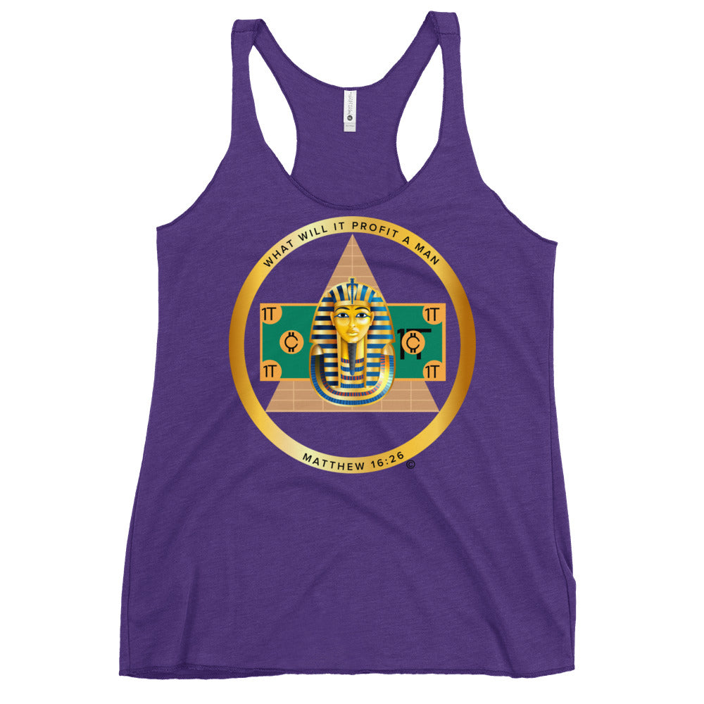 Matthew 16:26 Women's Racerback Tank