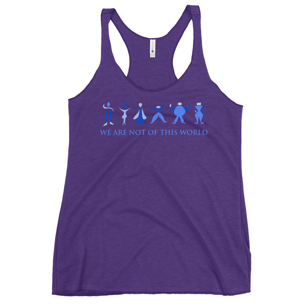 We Are Not of This World Women's Racerback Tank