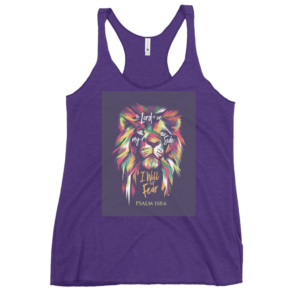 I Will Not Fear Women's Racerback Tank