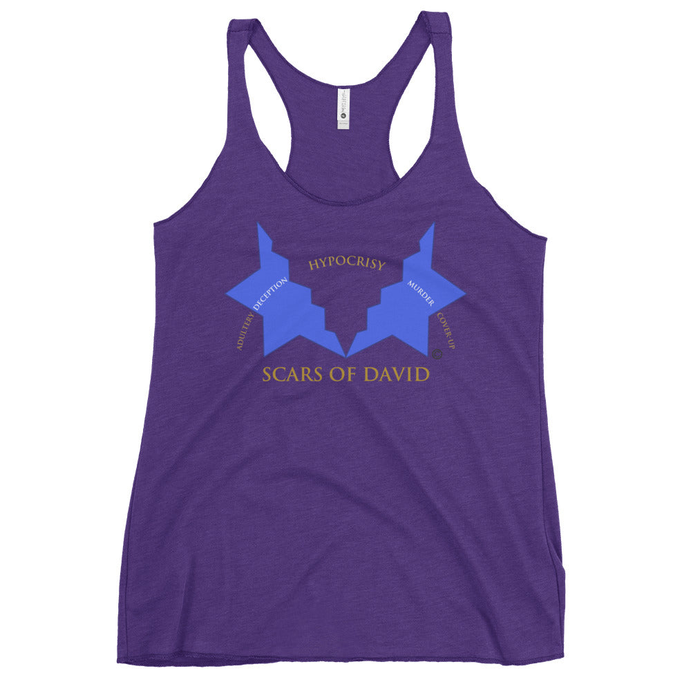 Scars of David Women's Racerback Tank