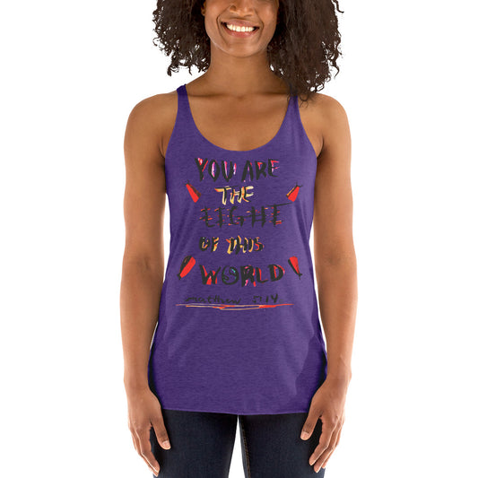 Light of This World Women's Racerback Tank