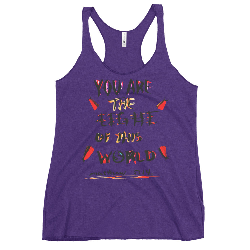 Light of This World Women's Racerback Tank