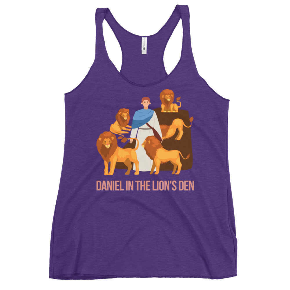 Daniel in the Lion's Den Women's Racerback Tank