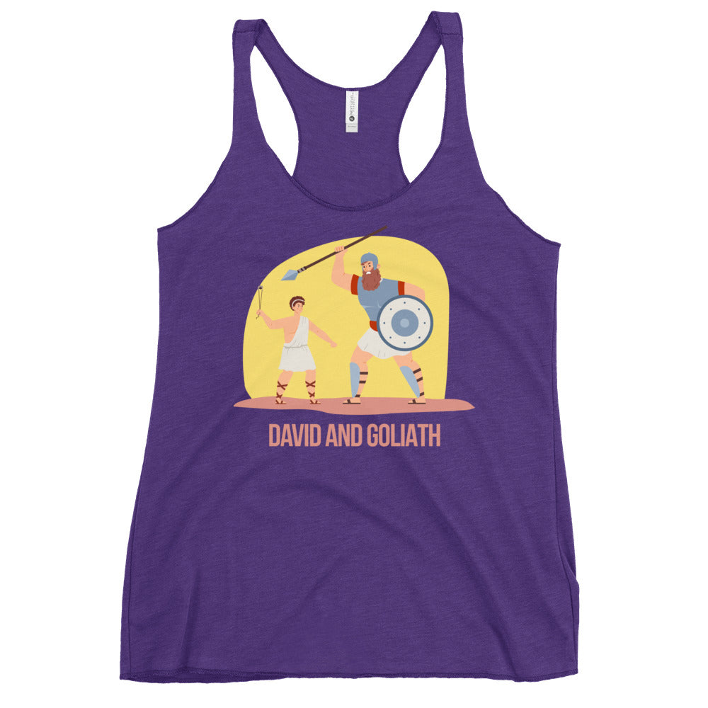 David and Goliath Women's Racerback Tank