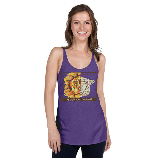 The Lion and the Lamb Women's Racerback Tank