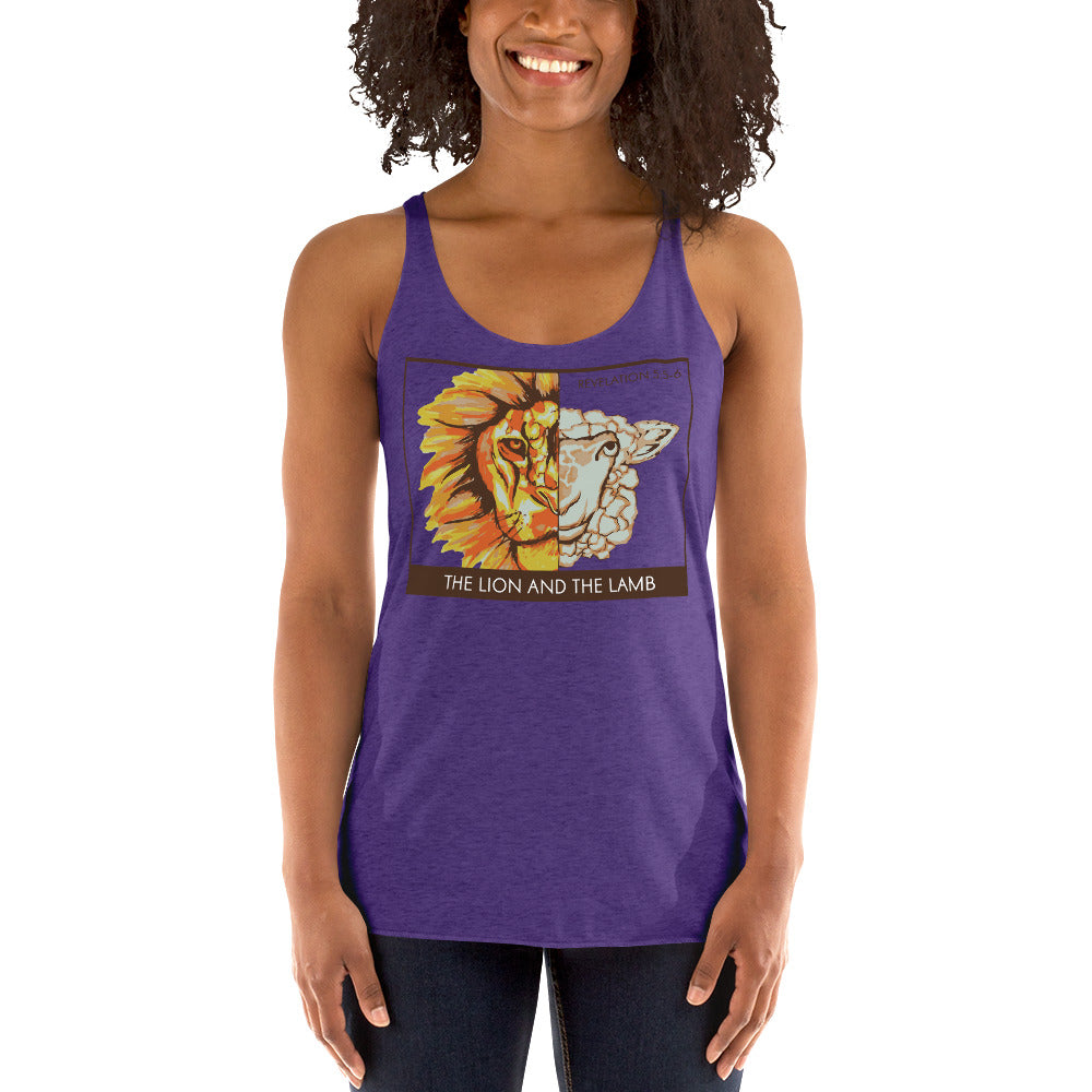 The Lion and the Lamb Women's Racerback Tank