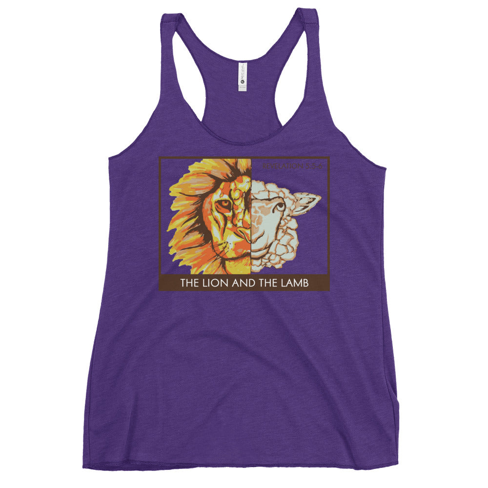 The Lion and the Lamb Women's Racerback Tank