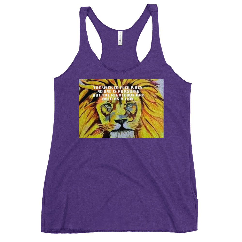 Bold as a Lion Women's Racerback Tank