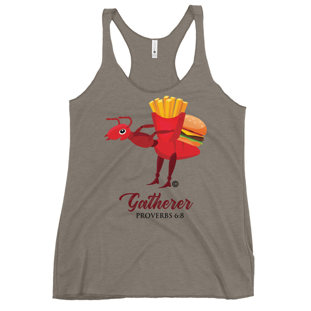Gatherer Women's Colored Racerback Tank