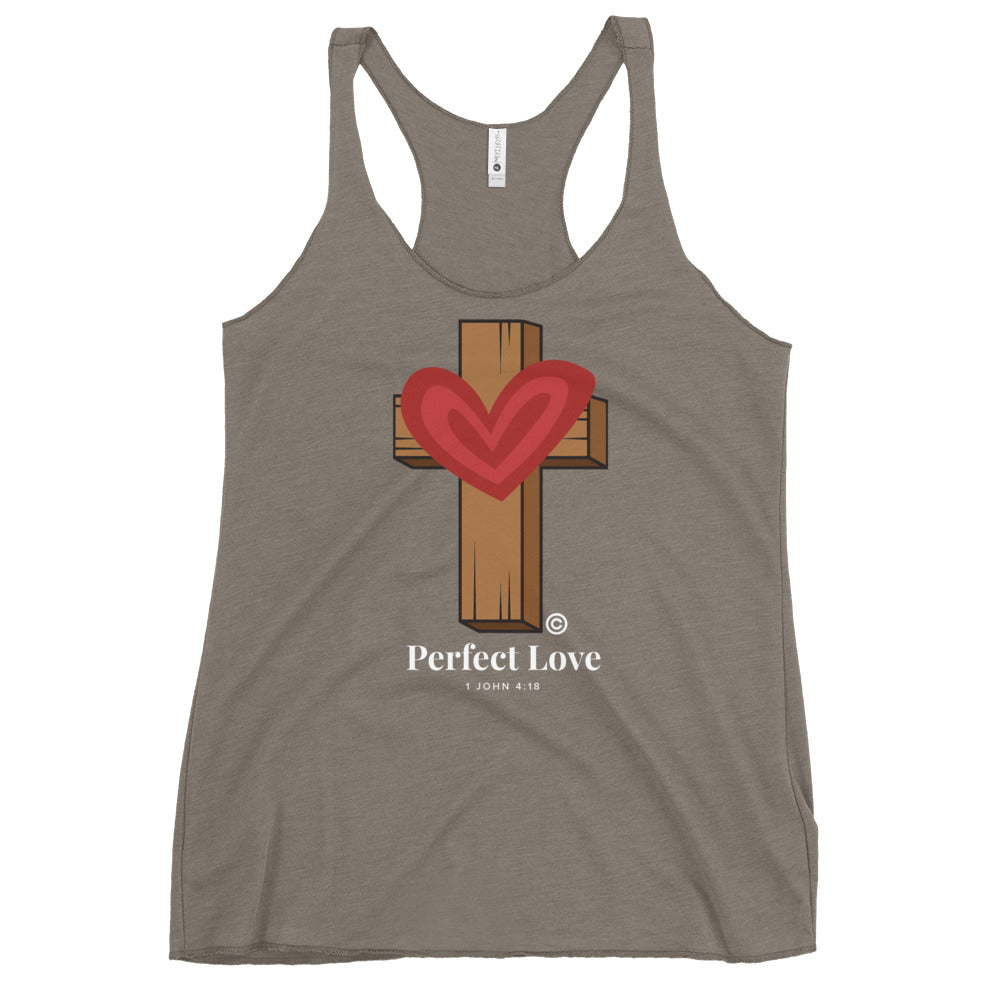 Perfect Love Colored Women's Racerback Tank