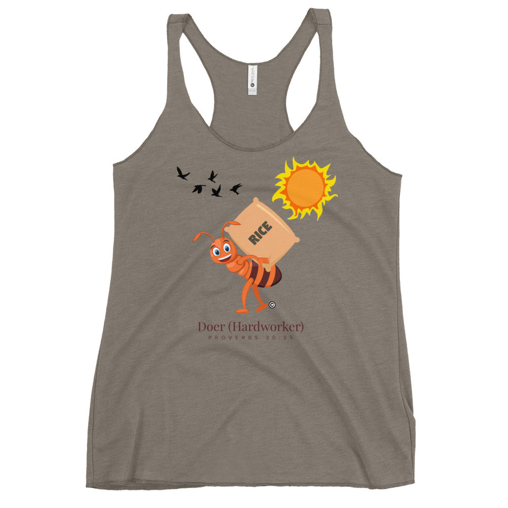 Doer - Hardworker Women's Racerback Tank