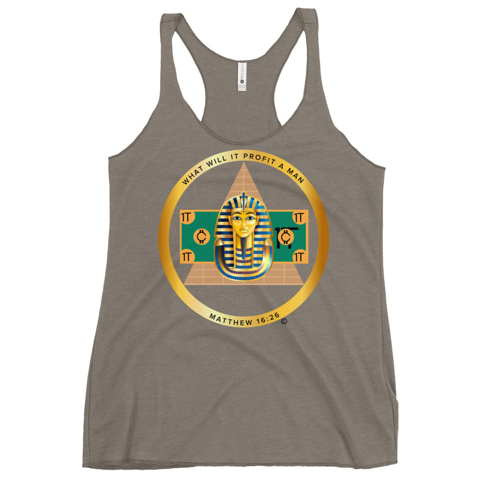 Matthew 16:26 Women's Racerback Tank