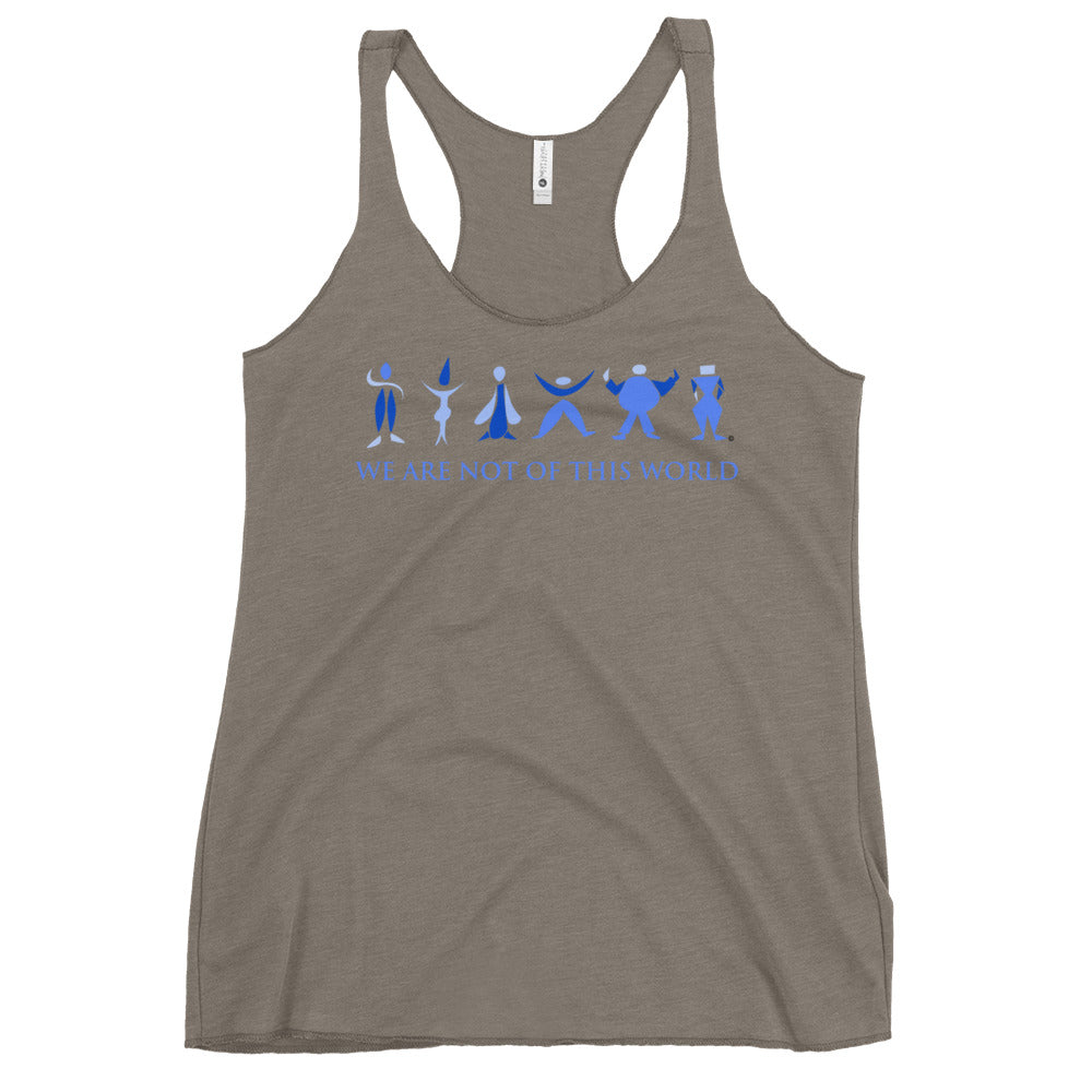 We Are Not of This World Women's Racerback Tank