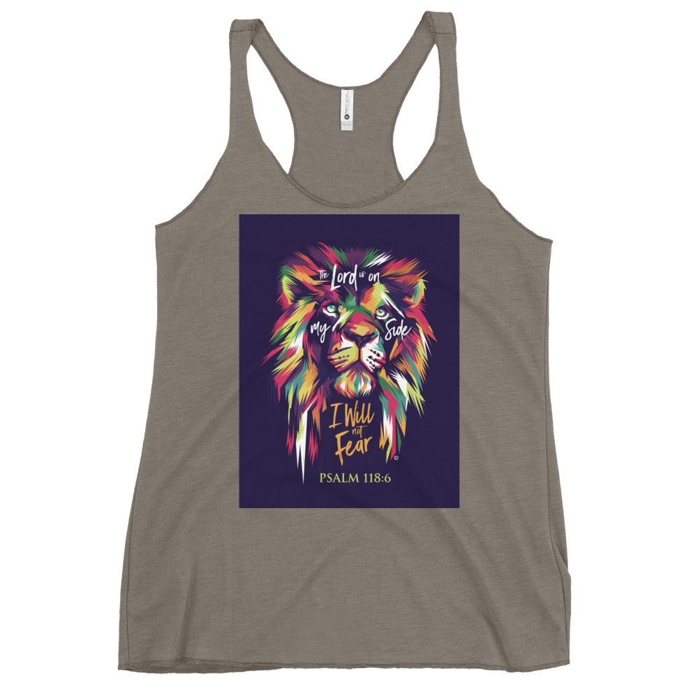 I Will Not Fear Women's Racerback Tank
