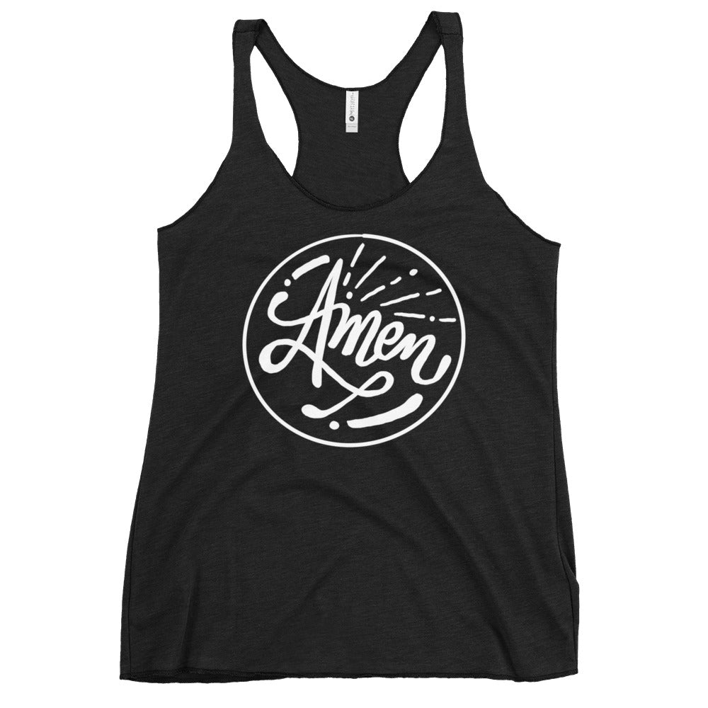 Amen! Colored Women's Racerback Tank