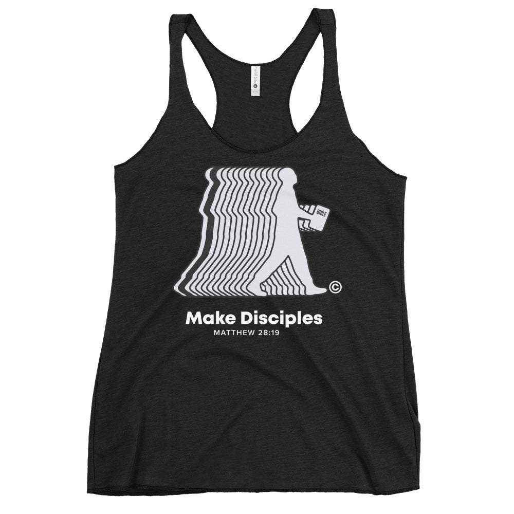 Make Disciples Colored Women's Racerback Tank