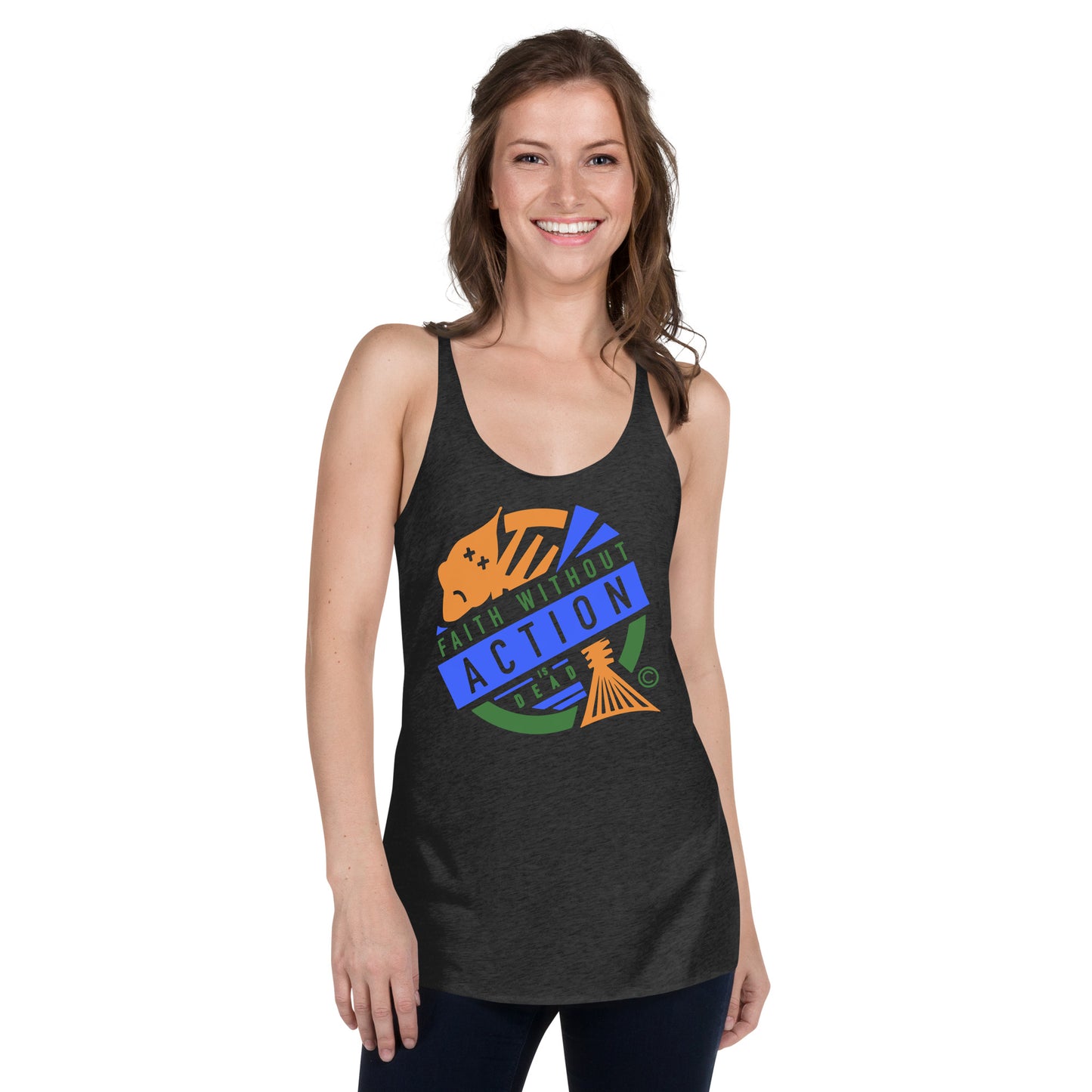 Faith Without Action is Dead Women's Racerback Tank