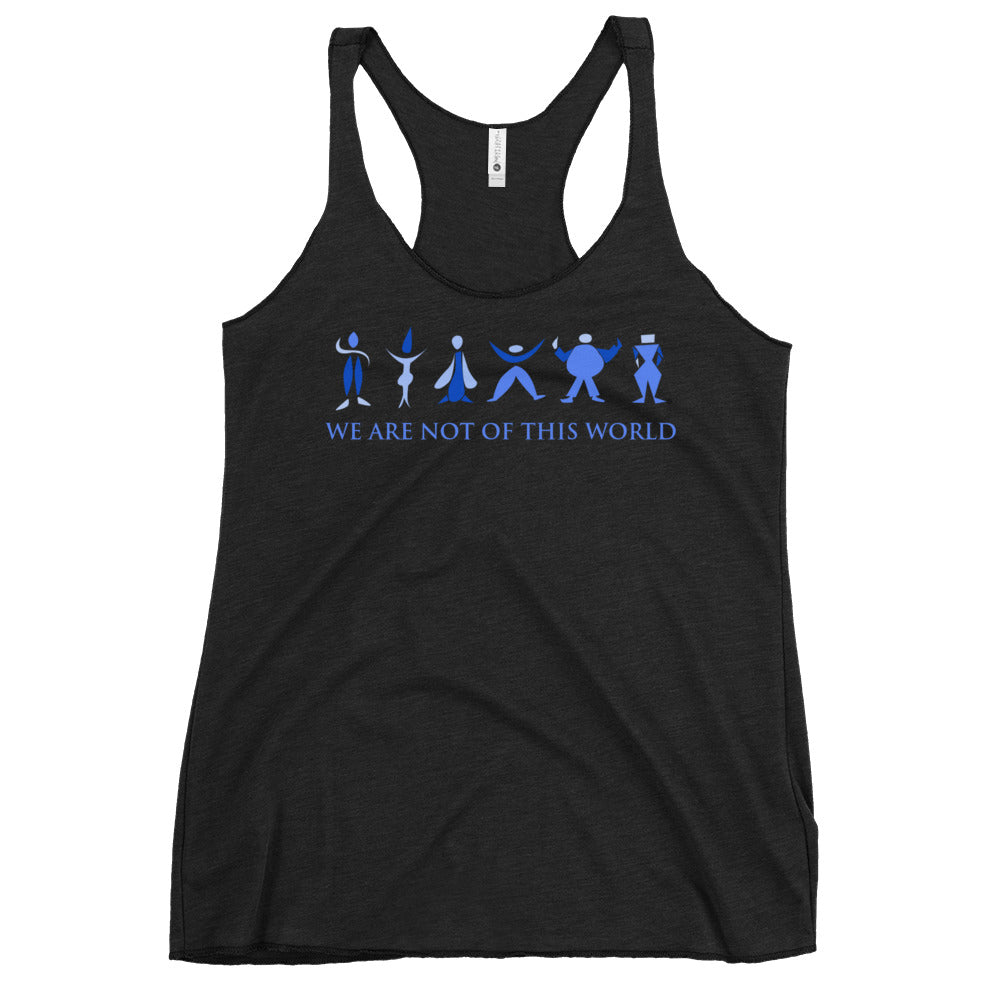 We Are Not of This World Women's Racerback Tank