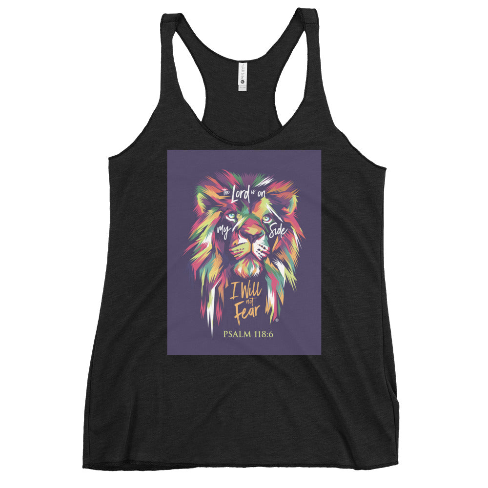 I Will Not Fear Women's Racerback Tank