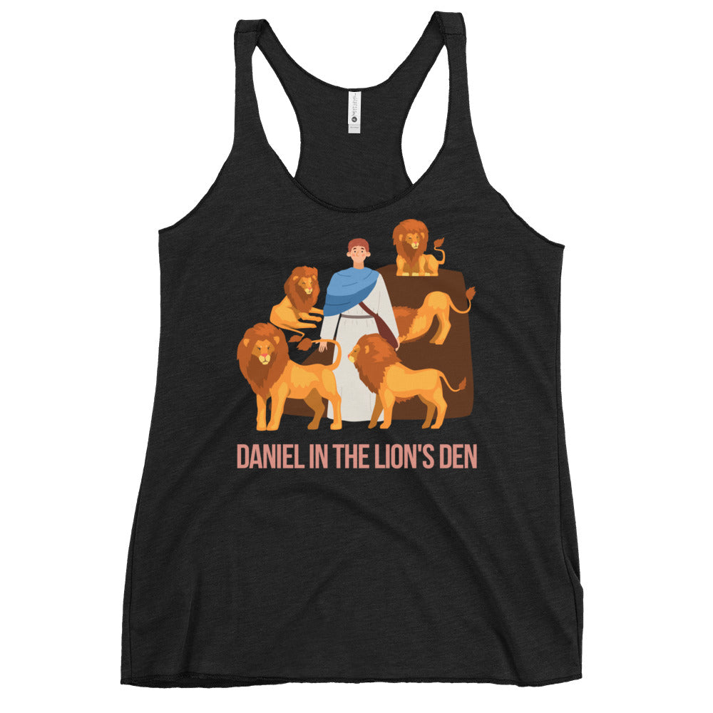 Daniel in the Lion's Den Women's Racerback Tank