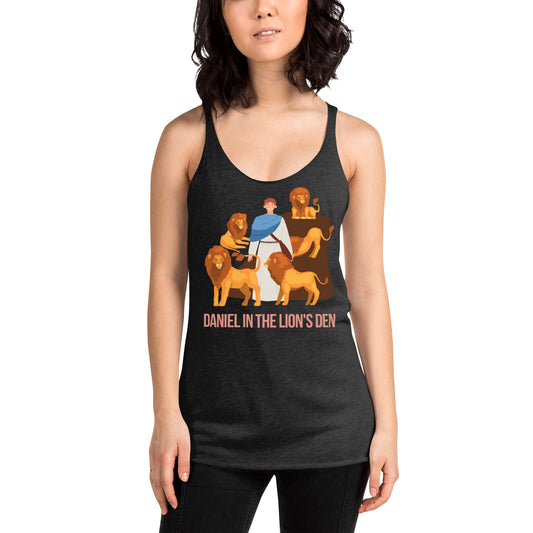 Daniel in the Lion's Den Women's Racerback Tank
