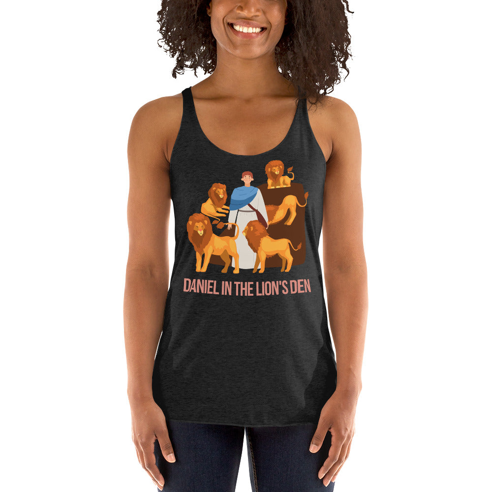 Daniel in the Lion's Den Women's Racerback Tank