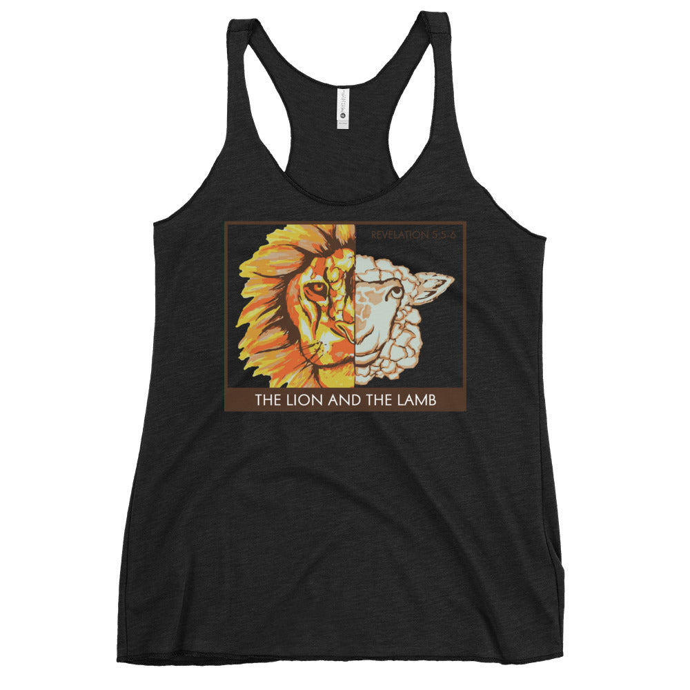 The Lion and the Lamb Women's Racerback Tank